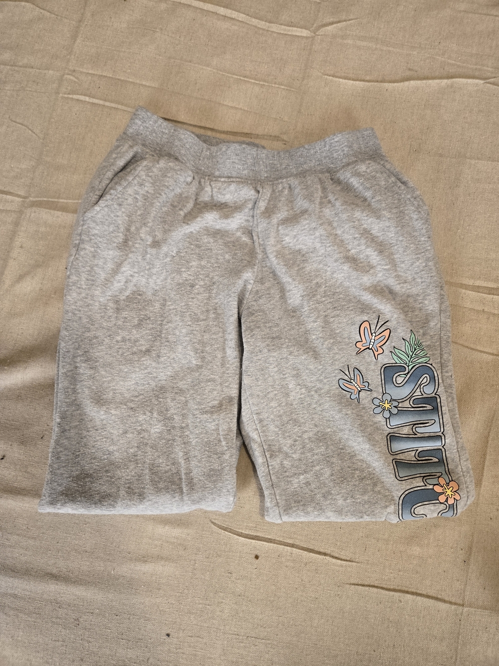 Disney Stitch Sweatpants Joggers Women's Medium Gray